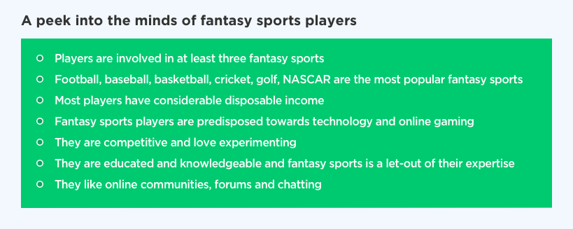 A pick into the minds of fantasy sports players by Vinfotech