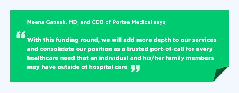 Portea Medical - Healthcare Ecosystem Development by Vinfotech