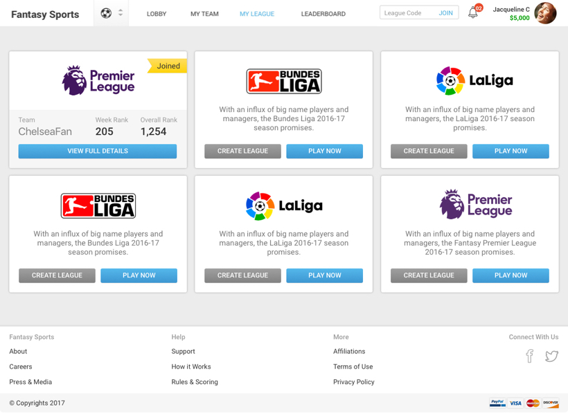 Fantasy Football – WordPress Plugin