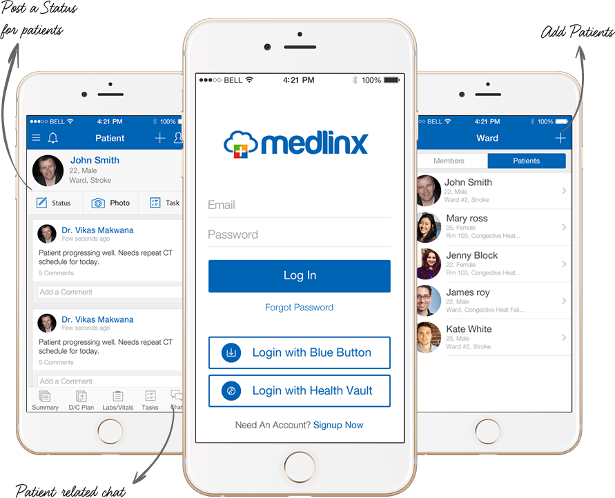 Medlinx - Coordinated Care Website & App – Efficient Diagnosis by Vinfotech