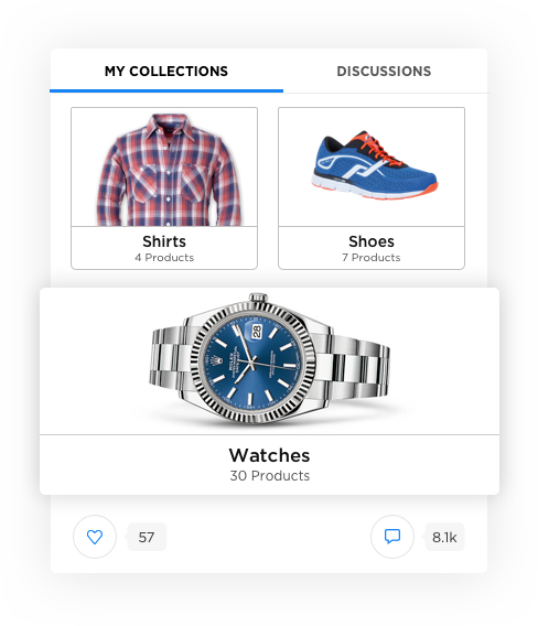 Social Commerce Software –Product Collections by Vinfotech