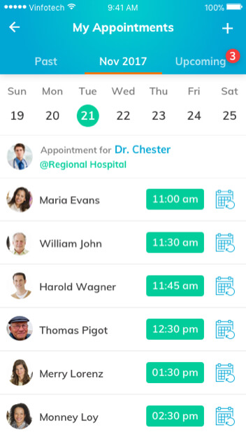 Telehealth Software Solutions for Dermatology – Schedule Manager by Vinfotech