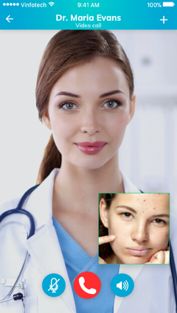 Telehealth Software Solutions for Dermatology – Video Calling by Vinfotech