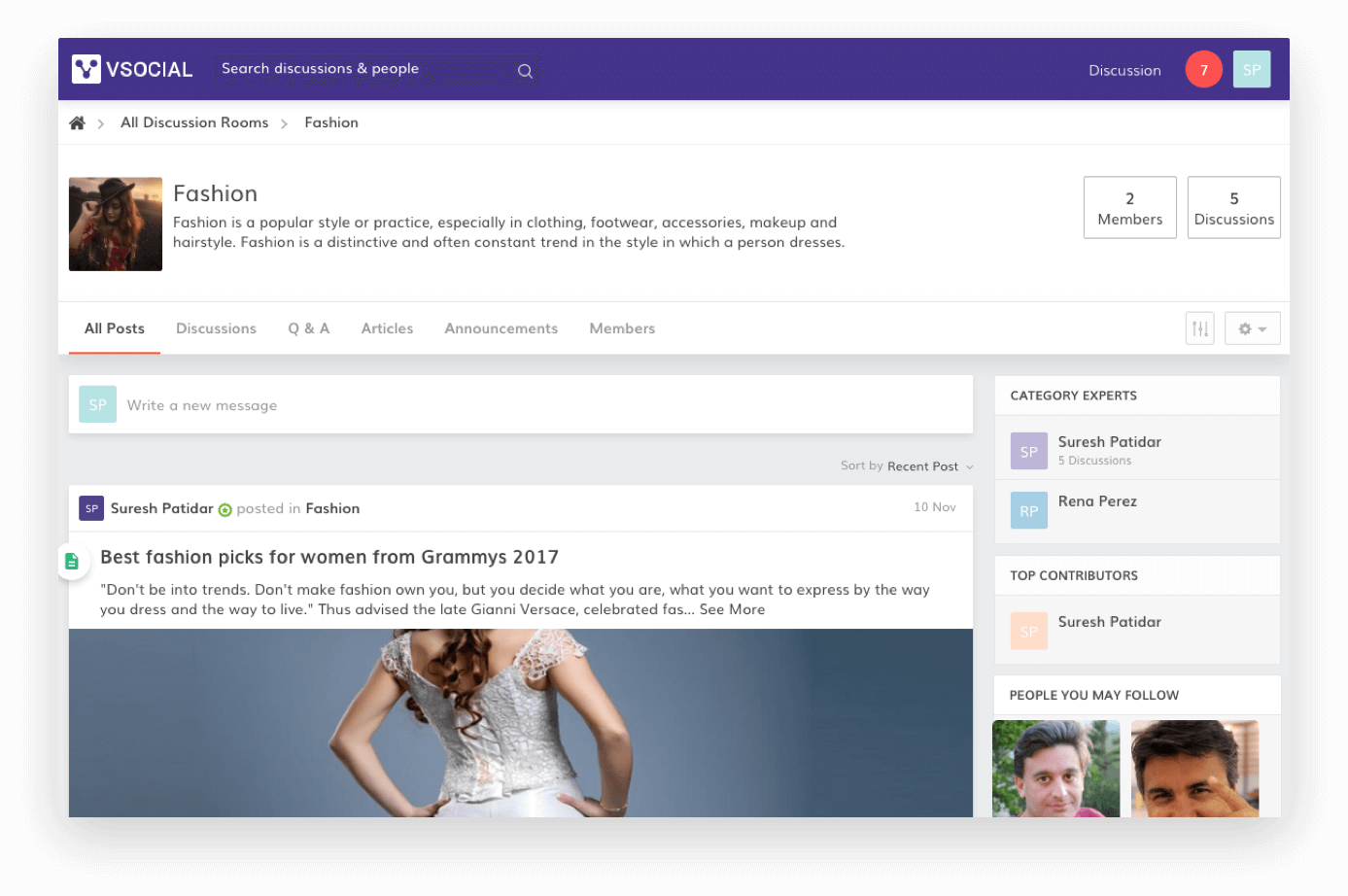 vSocial Framework for Design & Development of Custom Social Media App vSocial Framework for Design & Development of Custom Social Media App
